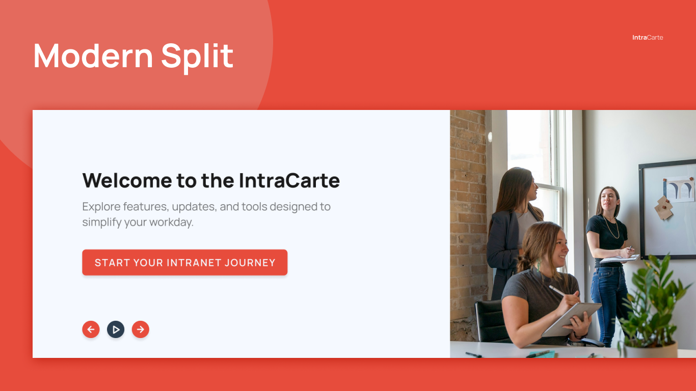 Intra Banner – Insight Grid layout